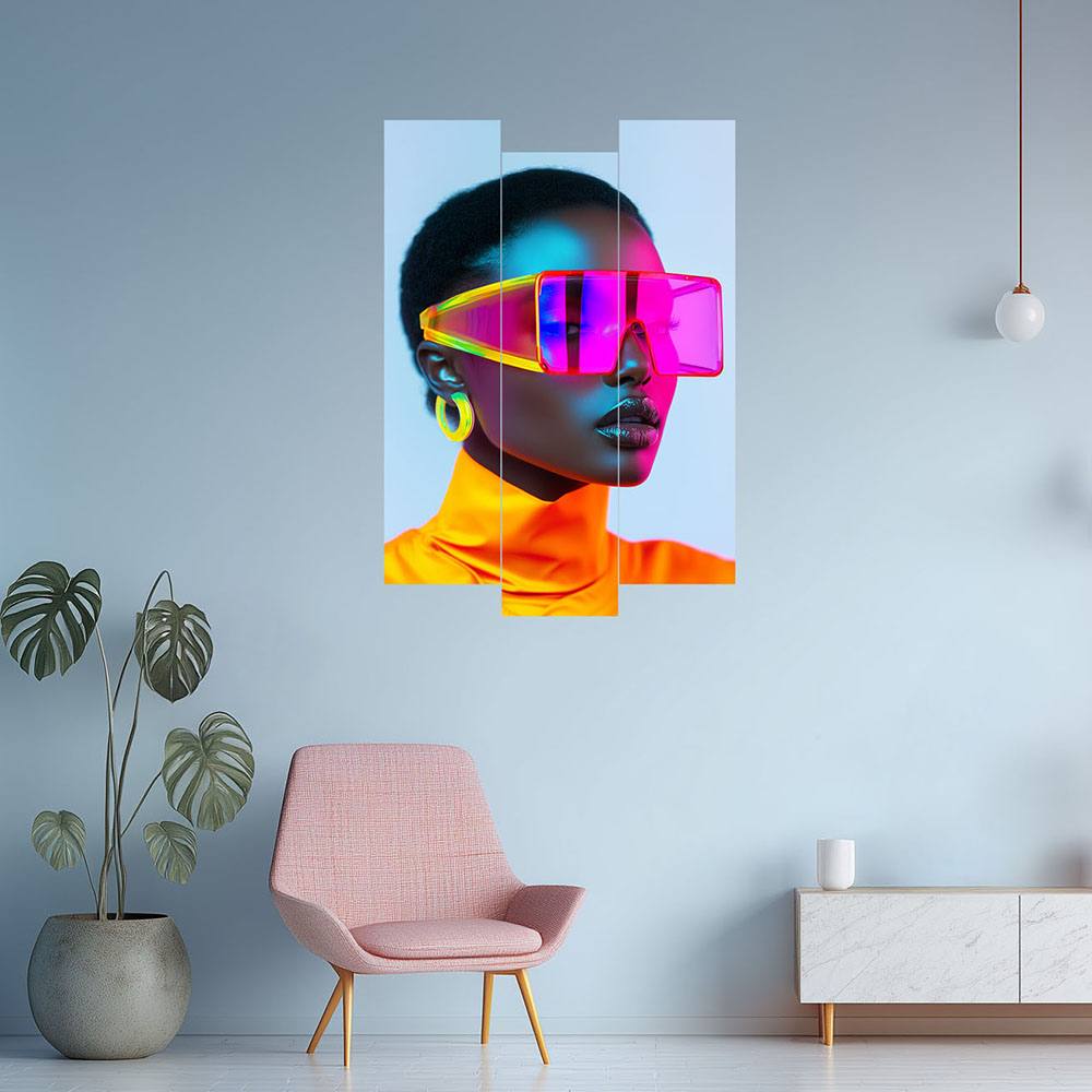 Pastel en felle kleuren lat modu