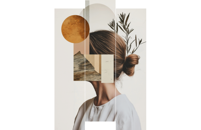 Vrouw collage