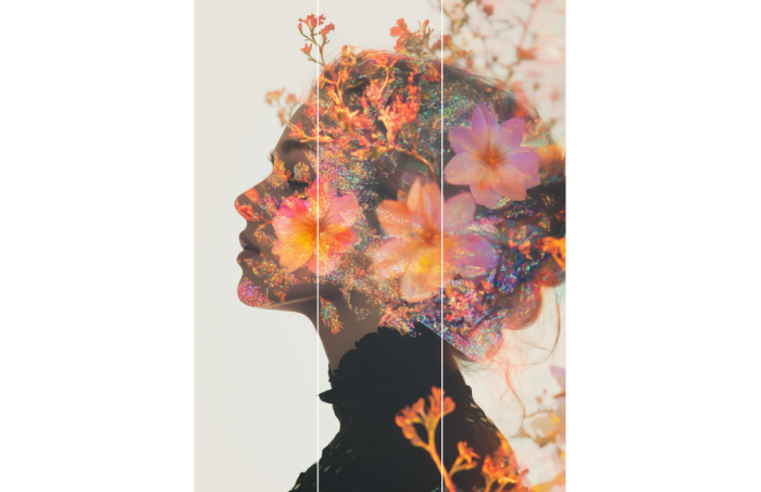 Electric flowers portret